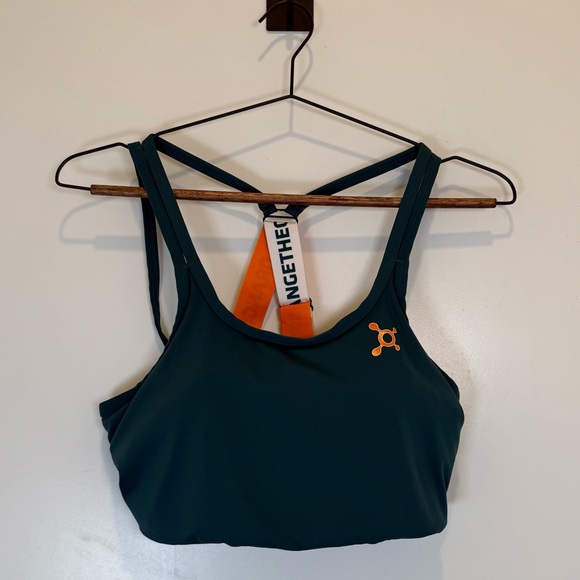 Orangetheory Other - Orangetheory Teal Sports Bra with Orange Accents